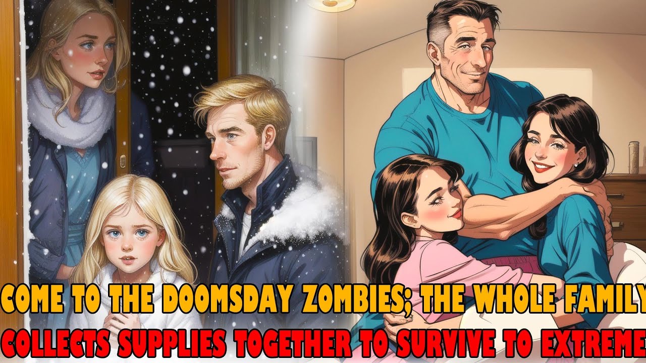 Come to the Doomsday Zombies; the Whole Family Collects Supplies Together to Survive to the Extreme