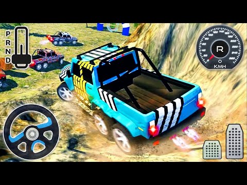 6x6 Offroad Driving Monster Truck Fun - 3D Jeep Drive Adventure Simulator - Android GamePlay