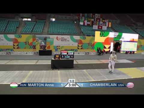 Tunis Grand Prix 2023 SWS - L16 - Anna Marton HUN v Maia Chamberlain USA