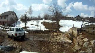 preview picture of video 'Fiat Panda 4x4 on-Bosnian-roading below Crepoljsko, near Sarajevo city'