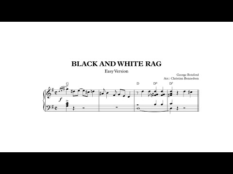 Black And White Rag - Easy