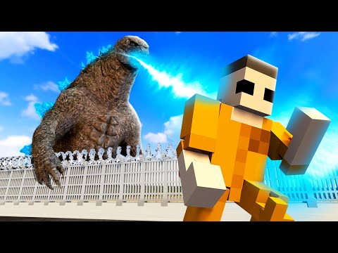 GODZILLA Survival in Prison - Teardown Mods Gameplay