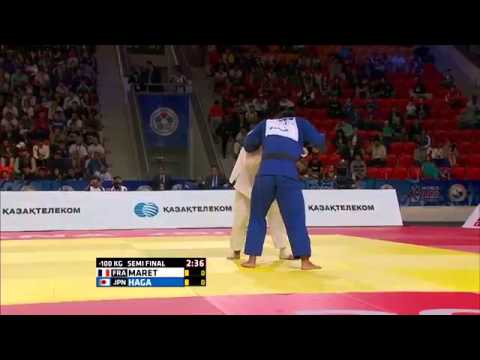 Ryunosuke Haga vs Cyrille Maret World Judo Championships 2015 - Astana