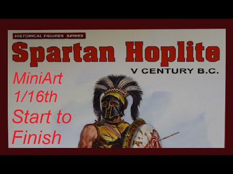 Сборная модель: Спартанский воин, V век до нашей эры (Miniart 16012) 1:16