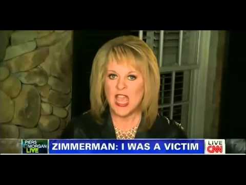 rerun Piers Morgan Nancy Grace Attack George Zimmerman over Trayvon Martin case