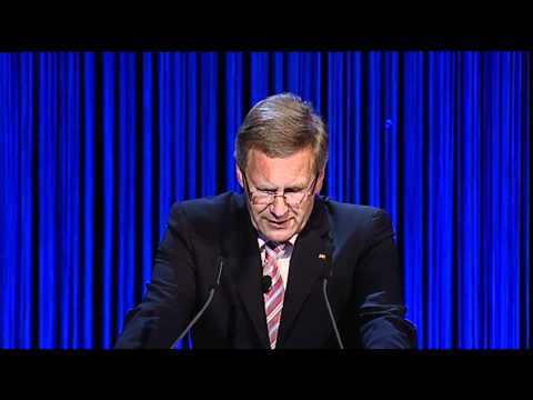 Festrede von Bundespräsident Christian Wulff bei der Verleihung des Deutschen Umweltpreises 2011.