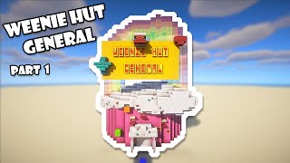 How To Build Weenie Hut General in Minecraft! | Part 1