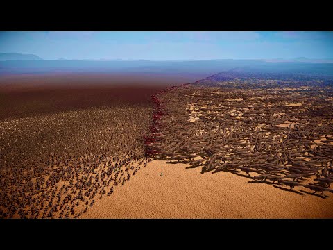 10,000,000 SPARTANS vs 100,000 T-REX | Ultimate Epic Battle Simulator 2