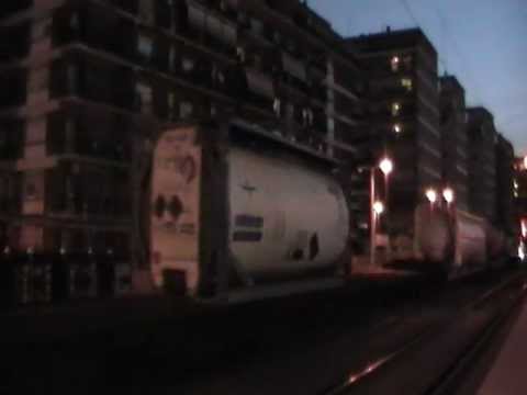 E655.183 in partenza col TCS 57002 Pomezia - Gallarate