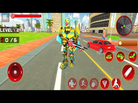 Dragon Robot Car Transforming Games - #1 Android Gameplay Video | Robot Game 3D
