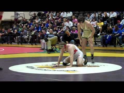 Logan Breitenbach (Spalding) vs Chris Almony (John Carroll) 160lb Final @ MMM 2013