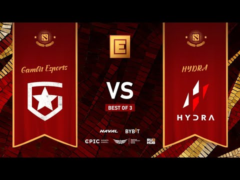 Gambit Esports vs HYDRA, DPC EEU 2021/22, bo3, game 2 [CrystalMay & Inmate]