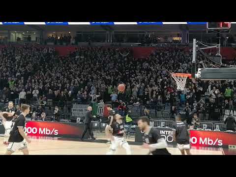 Skandiranje "Đorđević Saša" pre meča Partizan - Virtus | SPORT KLUB KOŠARKA