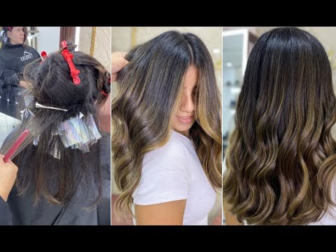 Sunkissed Brunette Balayage Technique | HOW TO...