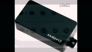 Video thumbnail for EMG HZ (H3) vs Seymour Duncan SH-6 & SH-2 (Pickup comparison) by Per Semb