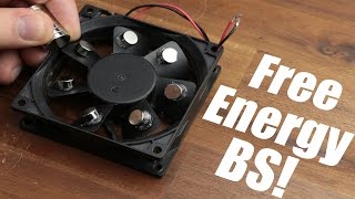 Free Energy BS!  Magnet PC Fan Bedini Motor