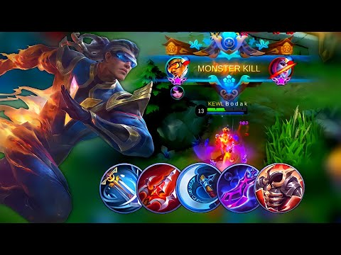 SELENA ABUSE!!! BRUNO BUFF BEST BUILD AND EMBLEM - MASTER BODAK MLBB