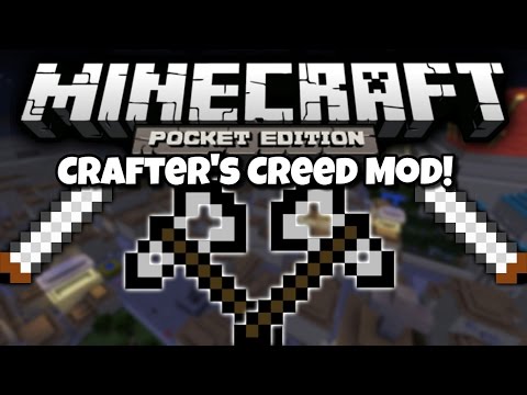 Crafter's Creed Mod - Minecraft Pocket Edition - Mod Showcase [0.10.5]