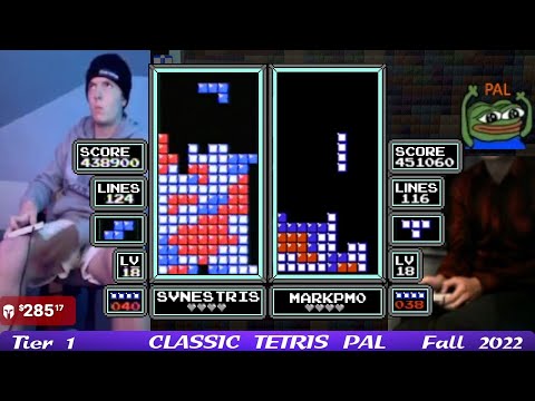 SO CLOSE!! SV, Mark Migas | Semis | Classic Tetris PAL Tier 1 Fall 2022