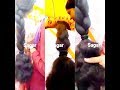 Thick Long Hair Girl At Market Hair Touch By Man
