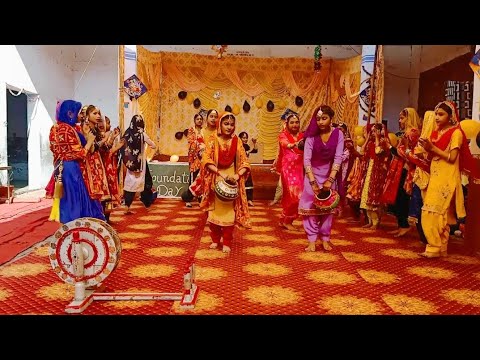 🥰Gidda & Boliyan At Sangeet kesra devi Arya high girls school majitha👈#RVSPOP #subscribe#explore