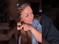 How to do a princess braid in under one minute #shorts #hair
