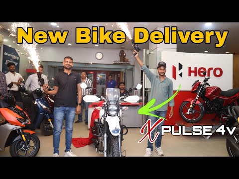 Taking Delivery of My new Xpulse 200 4v Ak vlogs 23