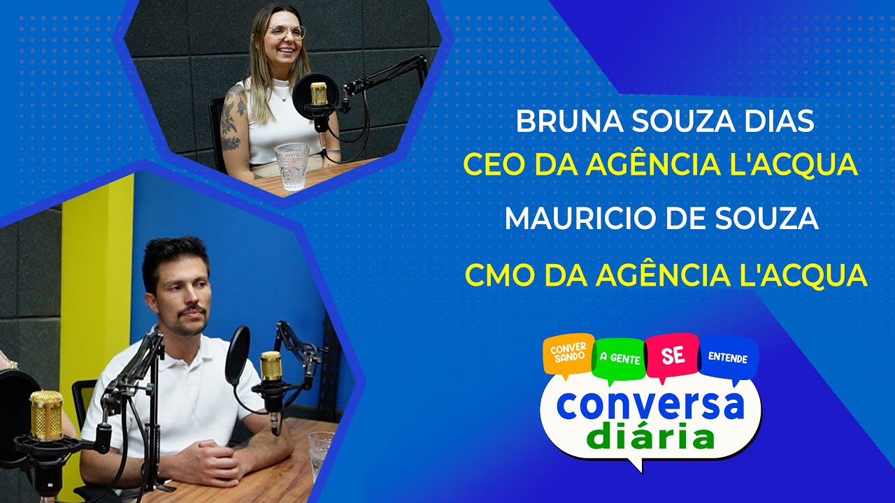 Bruna Souza Dias e Mauricio de Souza