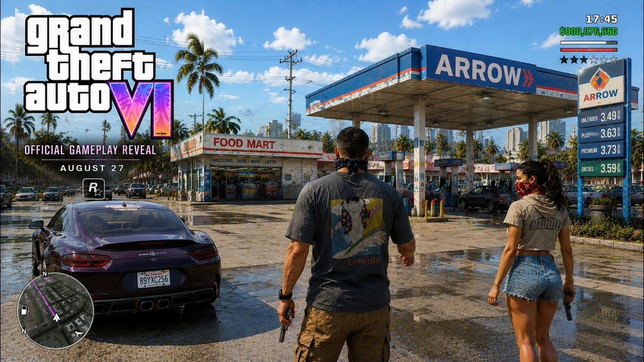 GTA 6 Official Gameplay Reveal Teaser & New Gameplay Details