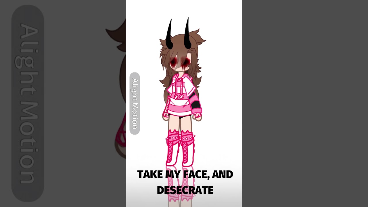 BLOOD WARNING //take my eyes meme // #gachatweening #gacha #meme #edit