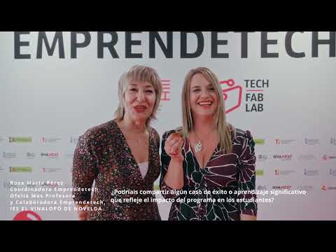 Entrevista a Rosa M� P�rez y Ofelia Mas, del IES Vinalop� de Novelda - Emprendetech FP