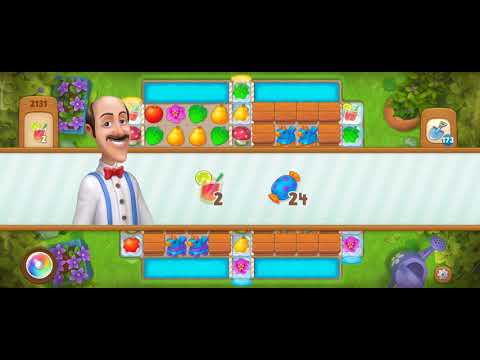 Gardenscapes Level 2131 Walkthrough "No Boosters Used"