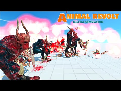 NEW UNIT! 10x KOZAROG THE DEMON vs 15x popular unit | Animal Revolt Battle Simulator