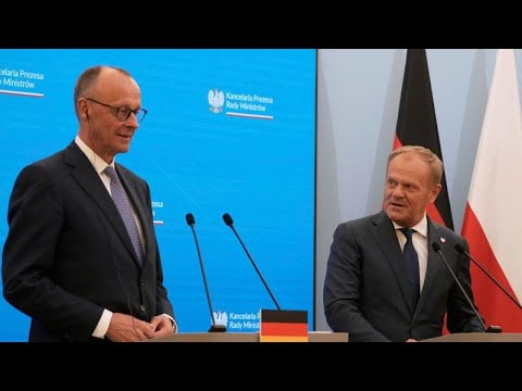 Antrittsbesuch in Polen: Tusk warnt Merz vor Alleingängen in der Migrationspolitik