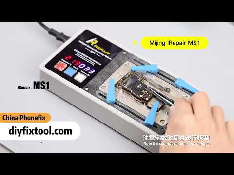 Separate iPhone Motherboard Remove CPU Glue With iRepair MS1 Preheating Platform