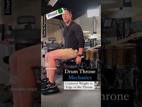 Drum Throne Placement? Center or Edge of Throne? Force Gauge Comparison for Performance and Health