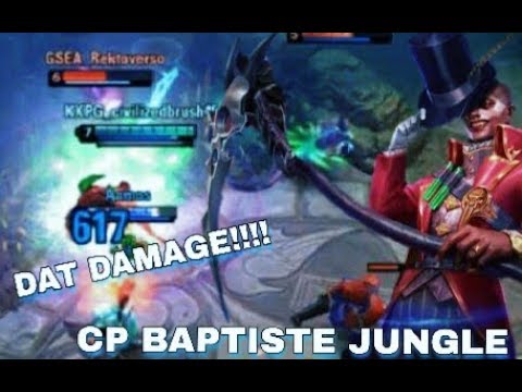 Vainglory -| CP Jungle Baptiste | 5v5 Smurf Rank Gameplay |