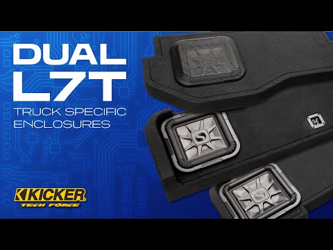 Learn All About Kicker Dual L7T Truck-Specific Enclosures