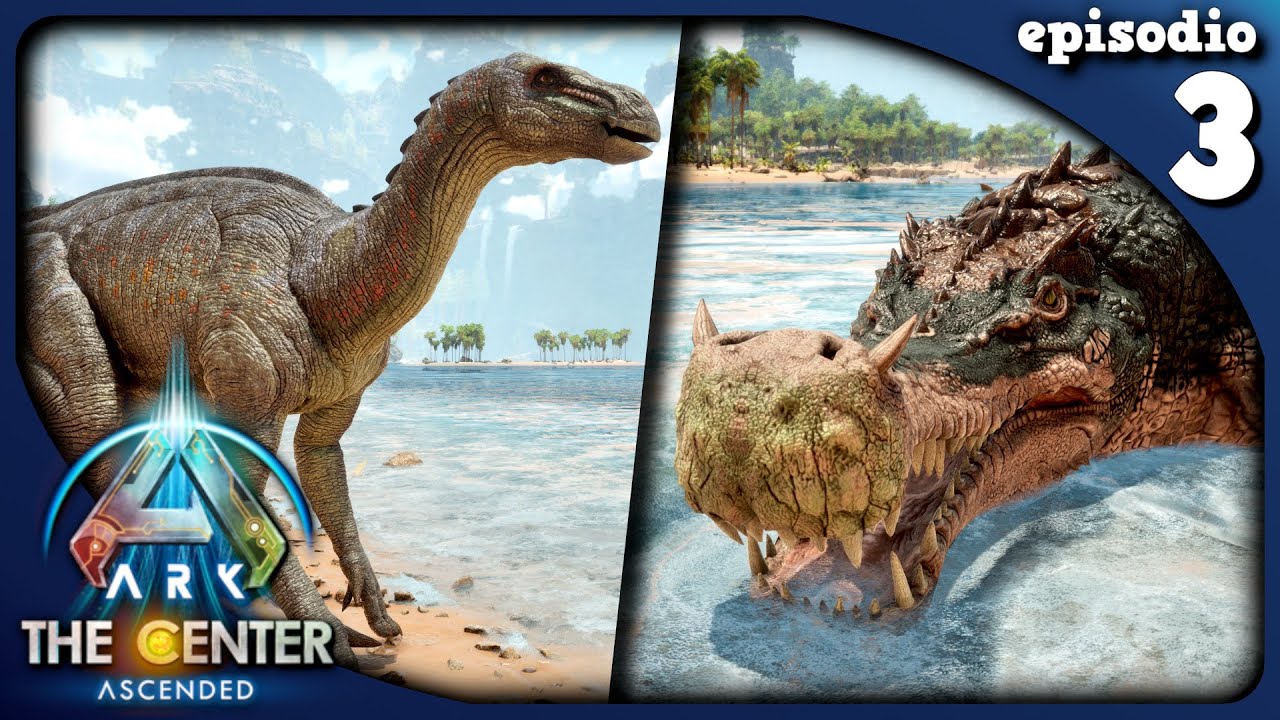 IGUANODONTE E SARCOSUCO, DUE NUOVI COMPAGNI DI AVVENTURE ! - ARK ITA | THE CENTER | EP. 3