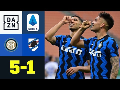 Meisterhaft! Inter gewinnt ohne Lukaku klar: Inter Mailand - Sampdoria Genua 5:1 | Serie A | DAZN