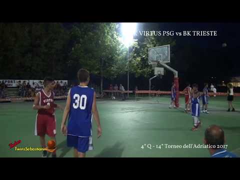 3°/4°Q BK VIRTUS PSG vs BK AZZURRA TRIESTE 13/07/2017 - 14° Torneo dell'Adriatico 2017