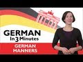 Learn German - German in Three Minutes - Thank ...