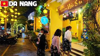 Download lagu DA NANG Vietnam Nightlife at Nguyen Van Thoai & Tran Bach Dang Street Near My Khe Beach mp3