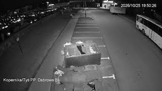 Dąbrowa Białostocka, parking cmentarza live webcam