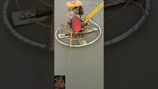 Concrete finishing by power trowel(concrete helicopter)#building #concret #concrete_technology