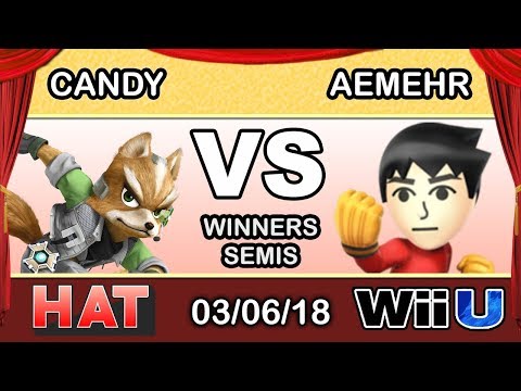HAT 12 - Candy (Fox) Vs. Kh | AEMehr (Mii Brawler) Winners Semis - Smash 4