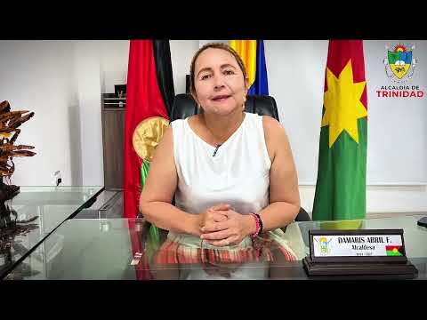 Damaris Abril. Alcaldesa de Trinidad, Casanare.