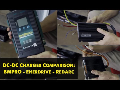 DCDC Charger Comparison: BMPRO - Enerdrive - Redarc