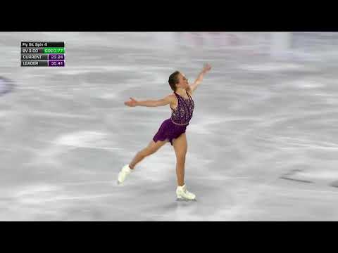 FIGURE SKATING music-swap to I THINK I LOVE YOU by  David Cassidy. Mariah Bell