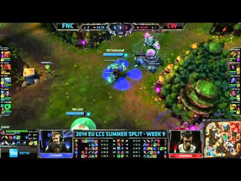 Fnatic Rekkles Vayne VS CW Woolite Lucian Highlights  2014